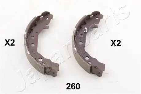 Комплект тормозных колодок JAPANPARTS GF260AF