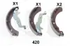 Комплект тормозных колодок JAPANPARTS GF420AF (фото 1)