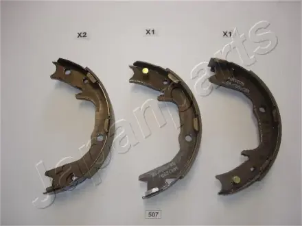MITSUBISHI щоки гальмівні для стоянкового гальма 96- Eclipse,Galant,Lancer,Sigma,Outlander JAPANPARTS GF507AF