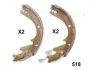 Комплект тормозных колодок JAPANPARTS GF518AF (фото 1)