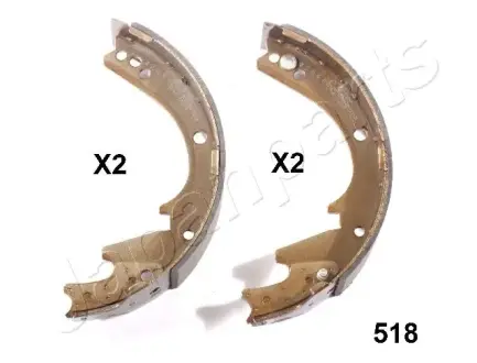 Комплект тормозных колодок JAPANPARTS GF518AF