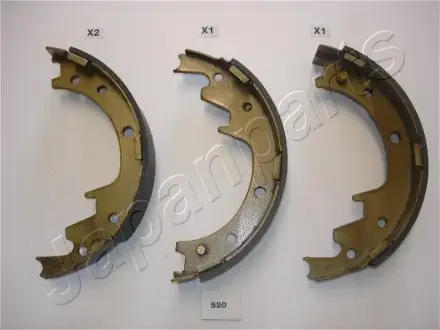 Комплект тормозных колодок JAPANPARTS GF520AF