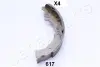 Комплект тормозных колодок JAPANPARTS GF617AF (фото 1)