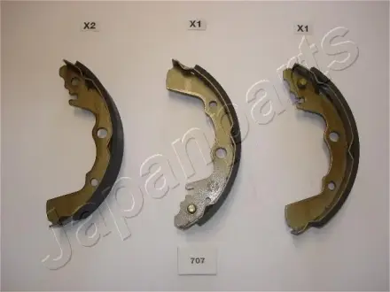 Комплект тормозных колодок JAPANPARTS GF707AF