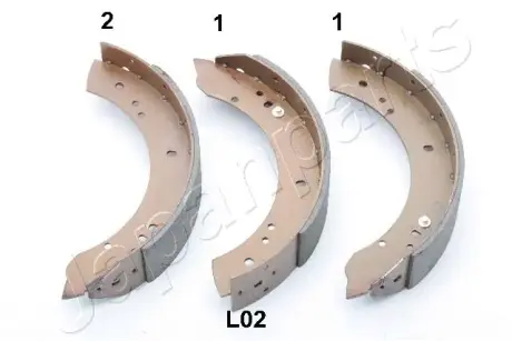 Комплект тормозных колодок JAPANPARTS GFL02AF