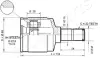 ШРКШ внутрішній DAEWOO MATIZ 0.8 98- JAPANPARTS GIW21 (фото 3)