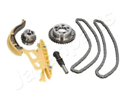 FORD К-кт ланцюга ГРМ (2 ланцюга+2 шт. напрямна+ 2 шестерні+натягувач) Fiesta,Focus,Galaxy 1.8TDCI/DI 98- JAPANPARTS KDK0302