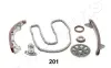 TOYOTA К-кт ланцюга ГРМ Avensis,Auris,Corolla,Rav 4 II 1.6/1.8VVT-i 00- JAPANPARTS KDK201 (фото 2)