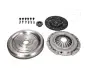 VW К-кт зчеплення з маховиком Audi A1,3,Skoda Fabia,Octavia,Golf III,IV,Passat Polo 1.6/1.9TDI 96- JAPANPARTS KVVW02 (фото 1)