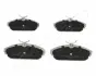 Комплект тормозных колодок, дисковый тормоз JAPANPARTS PA001AF (фото 1)