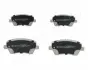 Комплект тормозных колодок, дисковый тормоз JAPANPARTS PA013AF (фото 1)