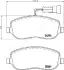 FIAT гальмівні колодки передн.Croma 05- JAPANPARTS PA0220AF (фото 2)