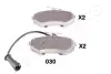 Комплект тормозных колодок, дисковый тормоз JAPANPARTS PA030AF (фото 1)