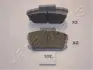 Комплект тормозных колодок, дисковый тормоз JAPANPARTS PA102AF (фото 1)