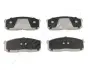 Комплект тормозных колодок, дисковый тормоз JAPANPARTS PA105AF (фото 1)