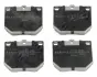 Комплект тормозных колодок, дисковый тормоз JAPANPARTS PA108AF (фото 1)