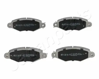 Комплект тормозных колодок, дисковый тормоз JAPANPARTS PA114AF
