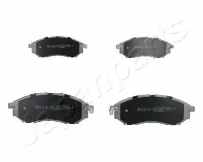 Комплект тормозных колодок, дисковый тормоз JAPANPARTS PA115AF