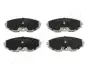 Комплект тормозных колодок, дисковый тормоз JAPANPARTS PA120AF (фото 1)