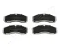 Комплект тормозных колодок, дисковый тормоз JAPANPARTS PA122AF (фото 1)