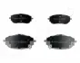 Комплект тормозных колодок, дисковый тормоз JAPANPARTS PA2000AF (фото 1)
