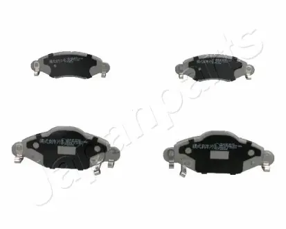 Комплект тормозных колодок, дисковый тормоз JAPANPARTS PA204AF