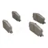 Комплект тормозных колодок, дисковый тормоз JAPANPARTS PA209AF (фото 3)