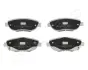 Комплект тормозных колодок, дисковый тормоз JAPANPARTS PA276AF (фото 1)