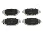 Комплект тормозных колодок, дисковый тормоз JAPANPARTS PA294AF (фото 1)