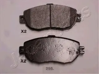 Комплект тормозных колодок, дисковый тормоз JAPANPARTS PA295AF
