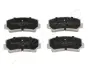 Комплект тормозных колодок, дисковый тормоз JAPANPARTS PA308AF (фото 1)