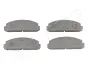 Комплект тормозных колодок, дисковый тормоз JAPANPARTS PA314AF (фото 1)
