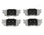 Комплект тормозных колодок, дисковый тормоз JAPANPARTS PA318AF (фото 1)