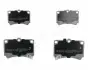 Комплект тормозных колодок, дисковый тормоз JAPANPARTS PA341AF (фото 1)