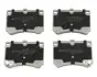 Комплект тормозных колодок, дисковый тормоз JAPANPARTS PA342AF (фото 1)