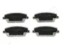 Комплект тормозных колодок, дисковый тормоз JAPANPARTS PA403AF (фото 1)