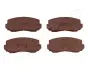 Комплект тормозных колодок, дисковый тормоз JAPANPARTS PA406AF (фото 1)