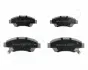 Комплект тормозных колодок, дисковый тормоз JAPANPARTS PA435AF (фото 1)