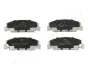 Комплект тормозных колодок, дисковый тормоз JAPANPARTS PA442AF (фото 1)