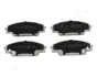 Комплект тормозных колодок, дисковый тормоз JAPANPARTS PA490AF (фото 1)