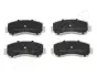 Комплект тормозных колодок, дисковый тормоз JAPANPARTS PA502AF (фото 1)