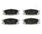 Комплект тормозных колодок, дисковый тормоз JAPANPARTS PA586AF (фото 1)