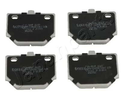Комплект тормозных колодок, дисковый тормоз JAPANPARTS PA600AF