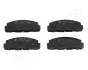 Комплект тормозных колодок, дисковый тормоз JAPANPARTS PA604AF (фото 1)