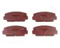 Комплект тормозных колодок, дисковый тормоз JAPANPARTS PA702AF (фото 1)