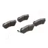 Комплект тормозных колодок, дисковый тормоз JAPANPARTS PA805AF (фото 4)