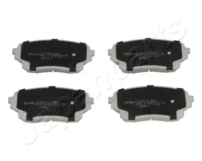 Комплект тормозных колодок, дисковый тормоз JAPANPARTS PA807AF