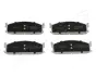 Комплект тормозных колодок, дисковый тормоз JAPANPARTS PA902AF (фото 1)