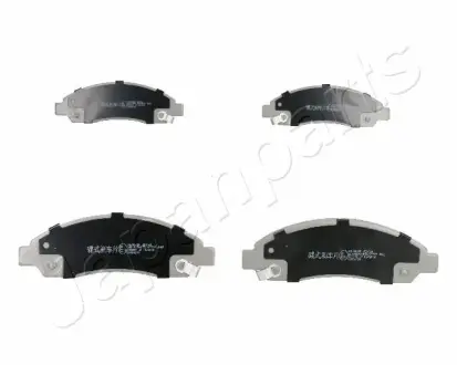 Комплект тормозных колодок, дисковый тормоз JAPANPARTS PA908AF