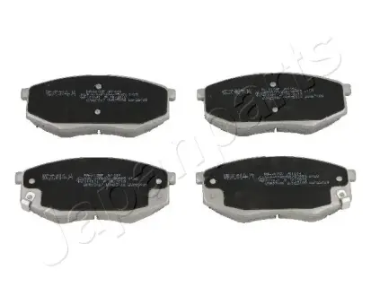 Комплект тормозных колодок, дисковый тормоз JAPANPARTS PAH17AF